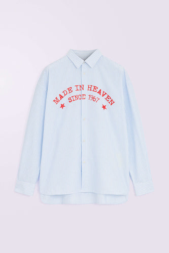 Made in Heaven Stripe Shirt Blue