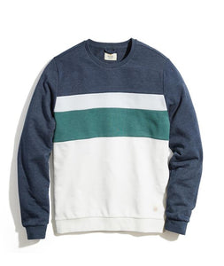 Premium Colorblock Crew Sweatshirt